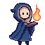 player sprite  pixel game asset by Hefy